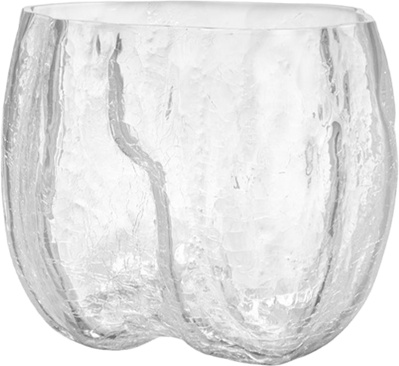 Vas Crackle, från Kosta Boda, i färgen Clear.