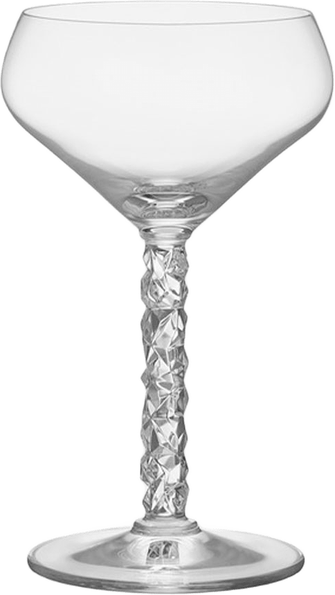 Orrefors Carat Coupe Champagneglas 25Cl 2-Pack