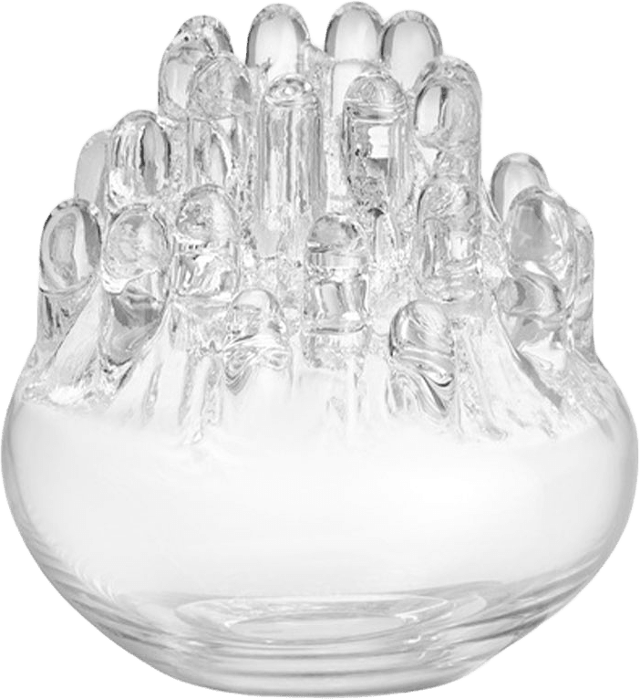 Ljuslykta Polar, från Kosta Boda, i färgen Clear.