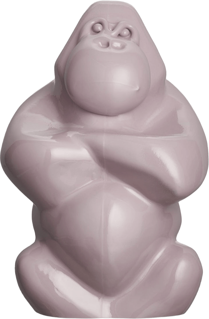 Skulptur My Wide Life, från Kosta Boda, i färgen Puder Pink.