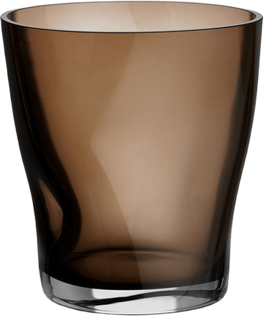 Vas Squeeze, från Orrefors, i färgen Smokeybrown.