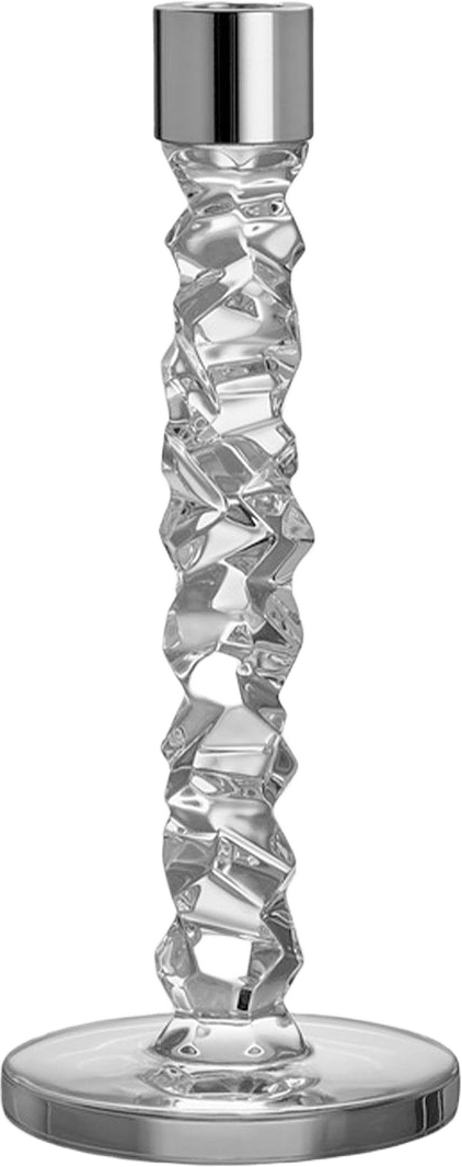 Ljusstake 2-pack Carat, från Orrefors, i färgen Clear.