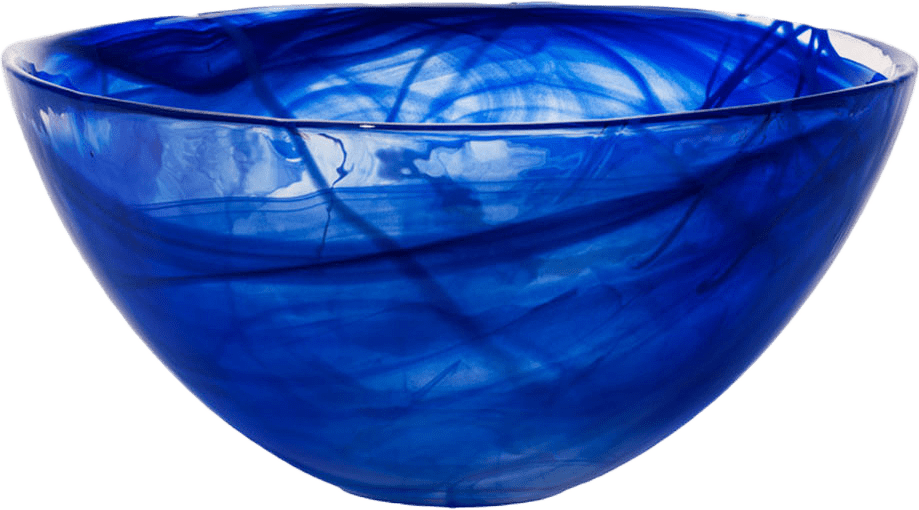 Skål Contrast, från Kosta Boda, i färgen Blue/Blue.