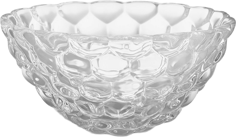 Skål Raspberry, från Orrefors, i färgen Clear.