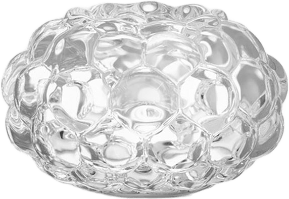 Ljuslykta Raspberry, från Orrefors, i färgen Clear.