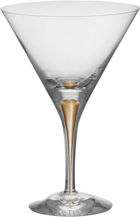 Orrefors Intermezzo Martiniglas 25Cl 2-Pack, från Orrefors, i färgen Gold.