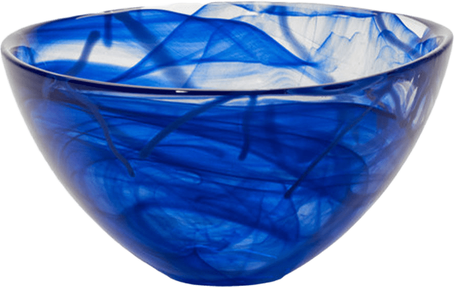 Skål Contrast, från Kosta Boda, i färgen Blue/Blue.