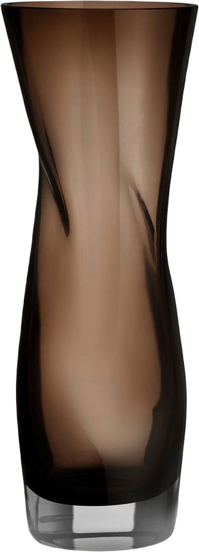 Vas Squeeze, från Orrefors, i färgen Smokeybrown.