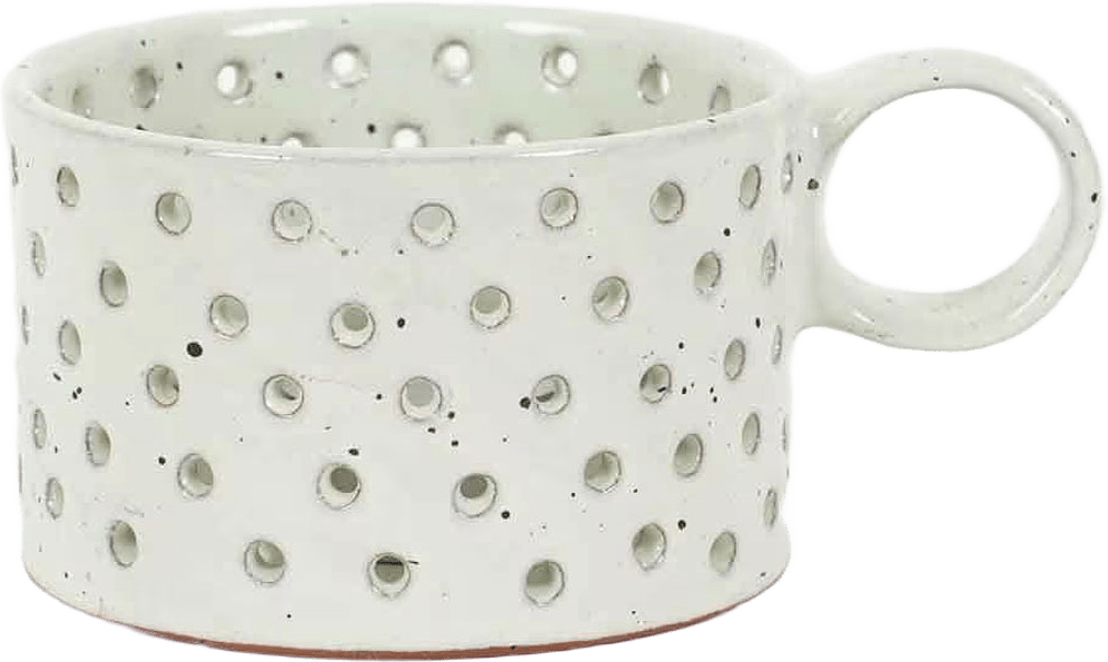 EARTH Ljushållare för värmeljus, från A World of Craft, i färgen Beige.