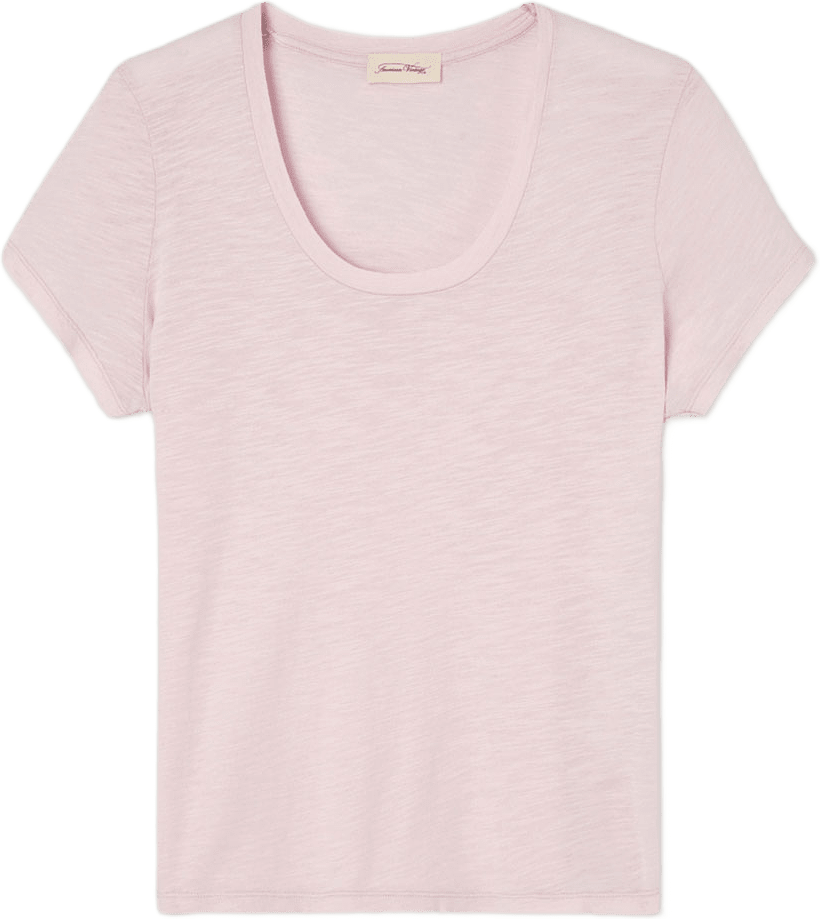 Jacksonville T-shirt, från American Vintage, i färgen Guimauve Vintage.