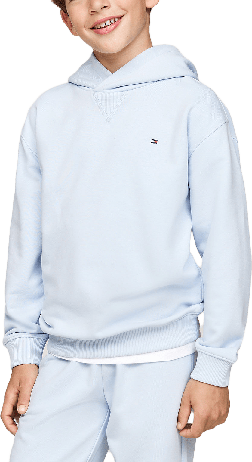 U Timeless Hoodie, från Tommy Hilfiger, i färgen Breezy Blue.