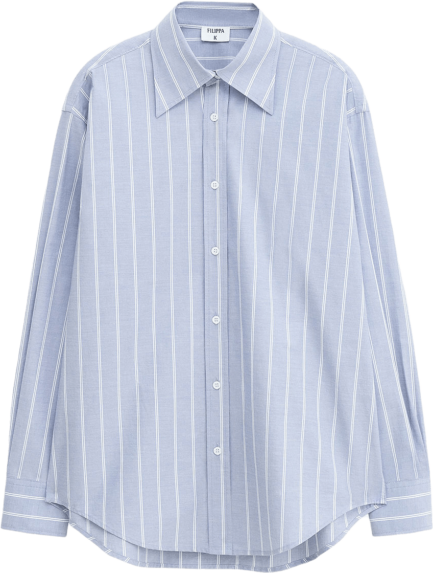 Cotton Chambray Shirt, från Filippa K, i färgen Chambray S.