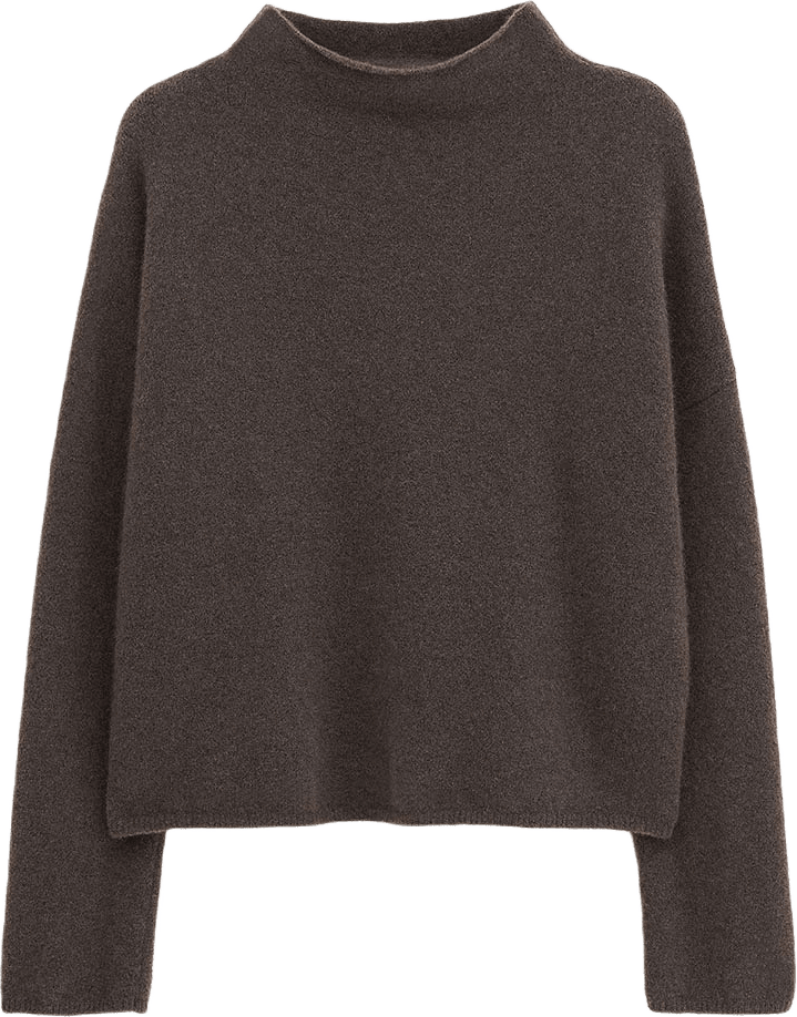 Mika Yak Funnelneck Sweater, från Filippa K, i färgen Driftwood.