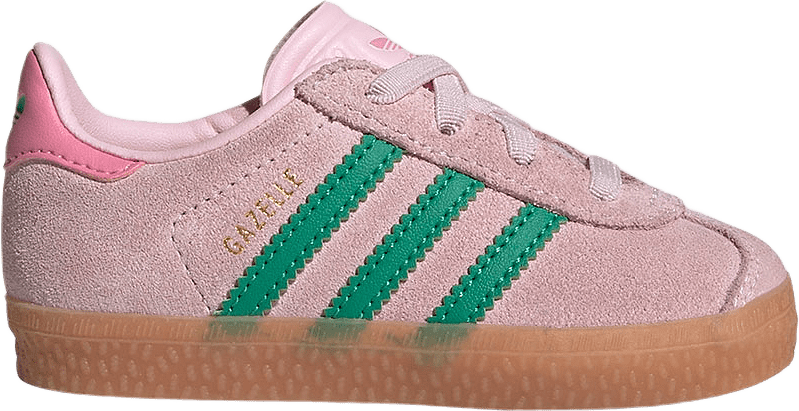 Gazelle Comfort Closure Elastic Laces Skor Barn, från Adidas Originals, i färgen Clpink/Cougrn/Blipnk.