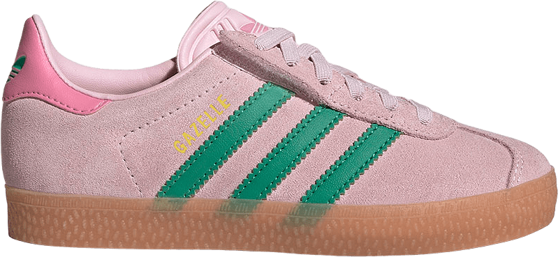 Gazelle Comfort Closure Elastic Lace Skor Barn, från Adidas Originals, i färgen Clpink/Cougrn/Blipnk.
