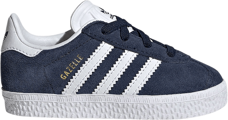 Gazelle Comfort Closure Elastic Laces Skor Barn, från Adidas Originals, i färgen Conavy/Ftwwht/Ftwwht.