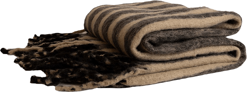 Filt Edien, från Byon, i färgen Black/Beige.