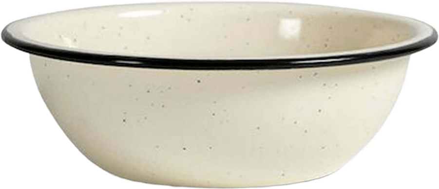 Doris Emaljskål, från Sagaform, i färgen Beige.