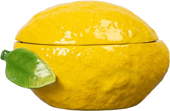 Skål Med Lock Lemon, från Byon, i färgen Yellow.