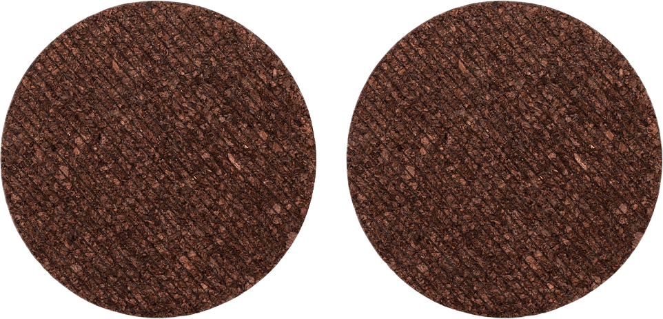 Dante Grytunderlägg I Kork, 2-Pack, från Sagaform, i färgen Dark Brown.