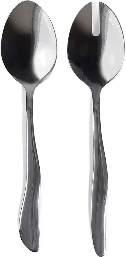 Salladsbestick Waverly, från Byon, i färgen Silver.