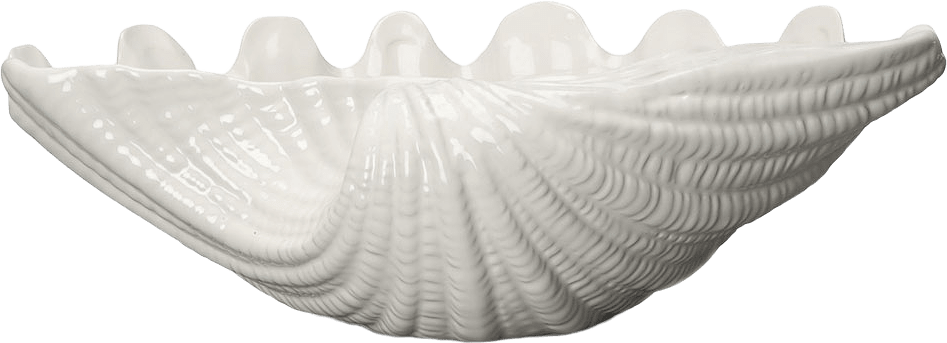 Skål Shell L, från Byon, i färgen White.