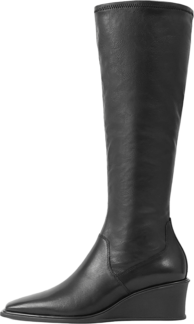 AINO Tall boots with heel, från Vagabond Shoemakers, i färgen Black.