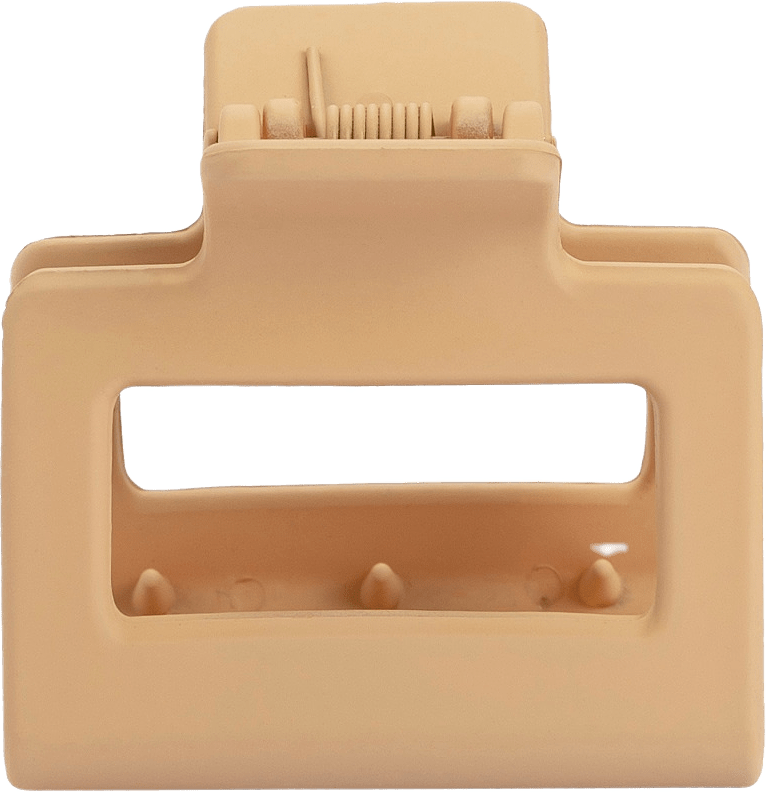 Hårklämma AURORA mini square, från Appear, i färgen 6 Beige.