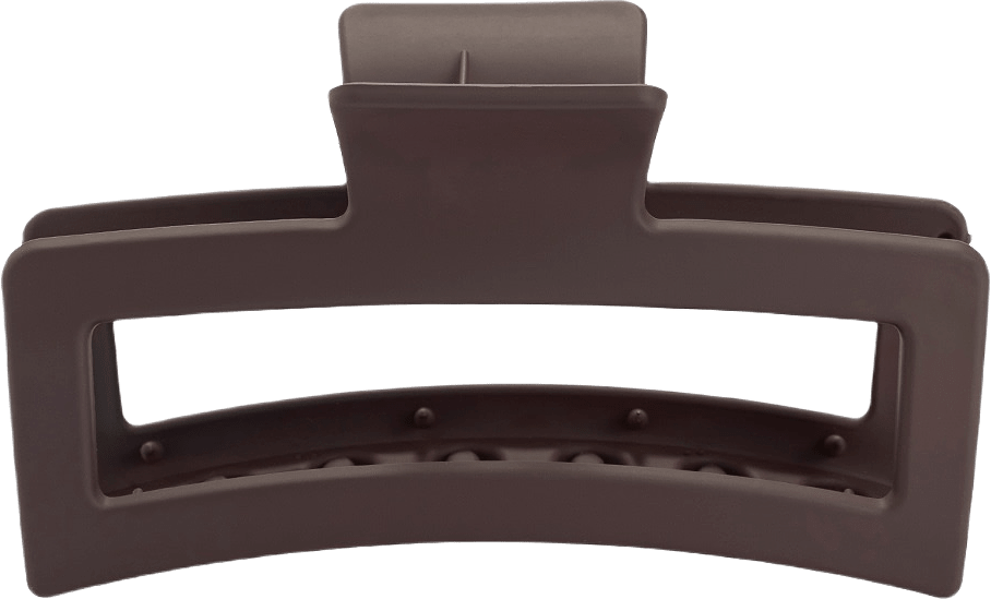 Hårklämma BELLE large square, från Appear, i färgen 9 Chocolate.