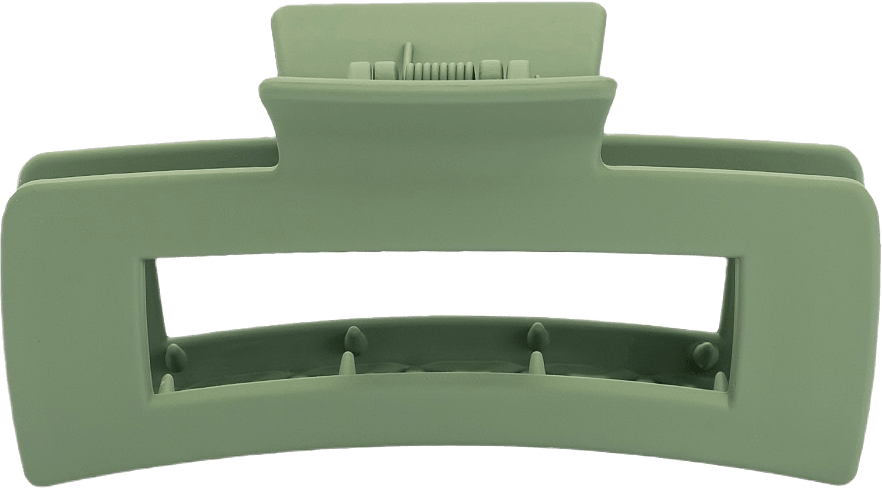 Hårklämma JASMINE medium square, från Appear, i färgen 33 Army Green.