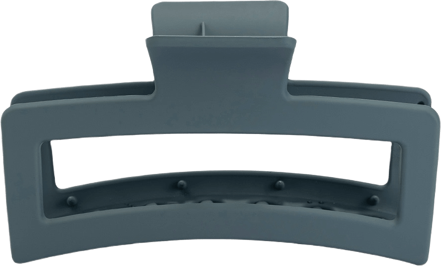 Hårklämma BELLE large square, från Appear, i färgen 22 Blue Grey.