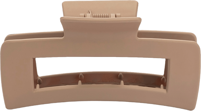 Hårklämma JASMINE medium square, från Appear, i färgen 8 Mocha.