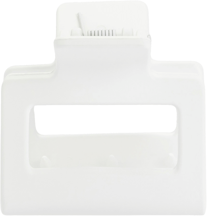 Hårklämma AURORA mini square, från Appear, i färgen 2 White.