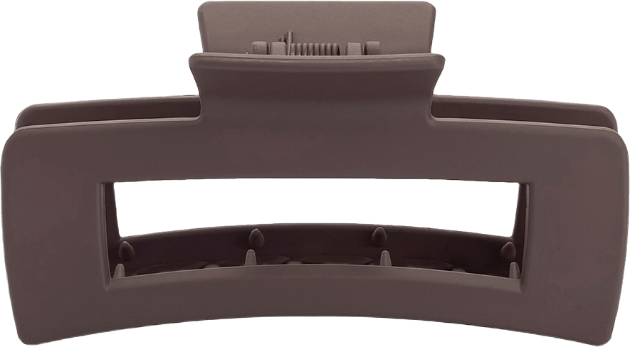 Hårklämma JASMINE medium square, från Appear, i färgen 9 Chocolate.