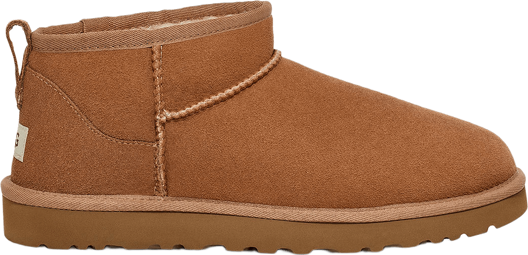 Classic Ultra Mini, från Ugg, i färgen Chestnut.