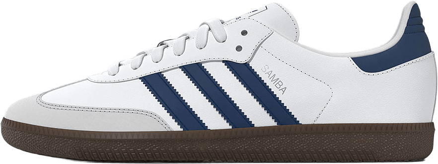 Samba OG Shoes, från Adidas Originals, i färgen Ftwwht/Prloin/Dshgry.