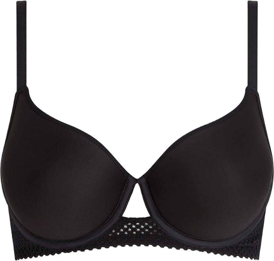 Play Covering Memory Bra, från Chantelle, i färgen Black.