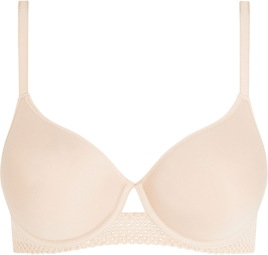 Play Covering Memory Bra, från Chantelle, i färgen Golden Beige.