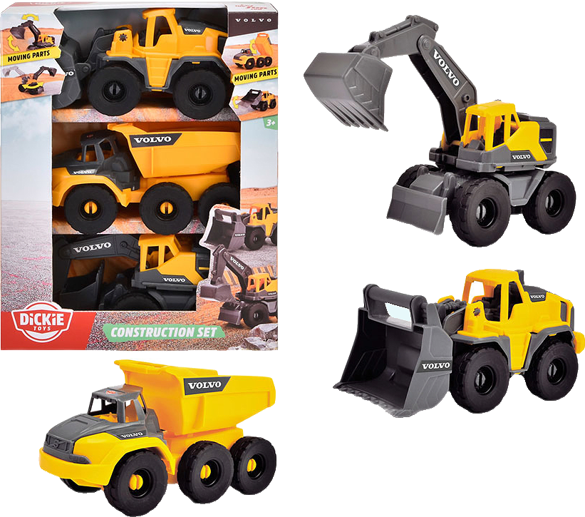 Dickie Toys Anläggningsfordon Set