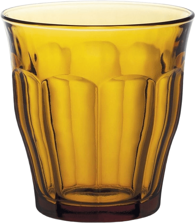 Dricksglas Picardie, från Duralex, i färgen Amber.