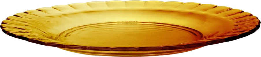 Tallrik Picardie DURALEX®, från Duralex, i färgen Amber.