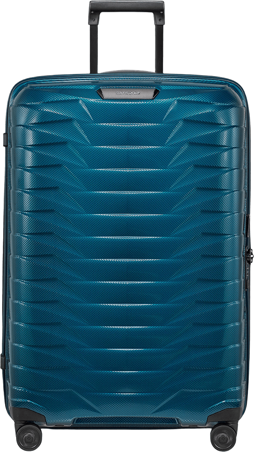 Proxis Resväska med 4 hjul 75 cm, från Samsonite, i färgen Petrol Blue.