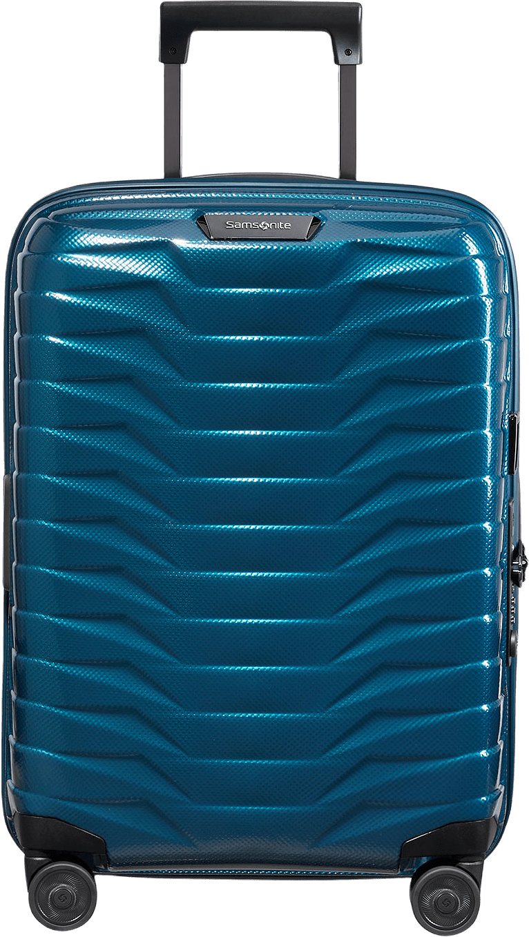 Proxis Kabinväska med 4 hjul 55 cm, från Samsonite, i färgen Petrol Blue.