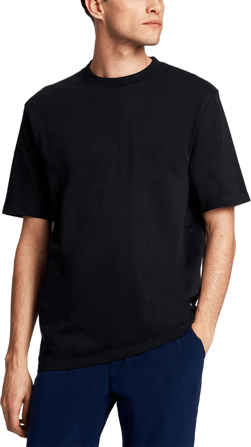 Oversize Tee, från Lindbergh, i färgen Navy.