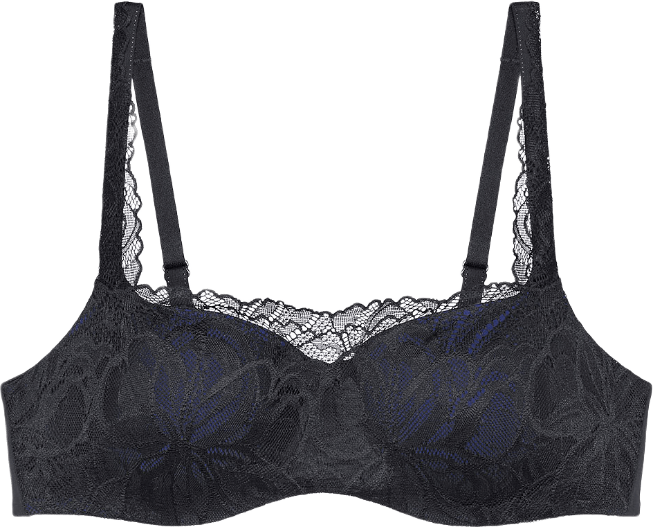 Body Make-Up Illusion Lace Balconette, från Triumph, i färgen Black.