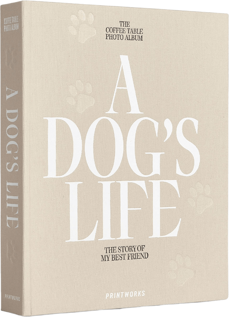 Dog Album - A Dog's Life, från Printworks, i färgen Black.