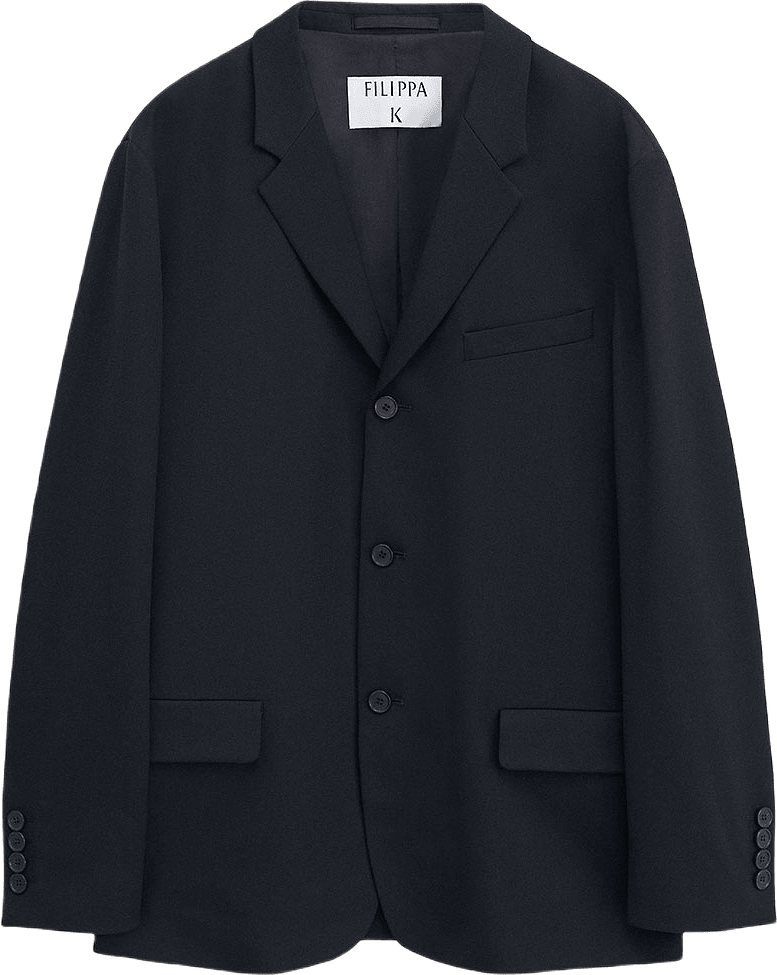 Lightweight Twill Blazer, från Filippa K, i färgen Black.