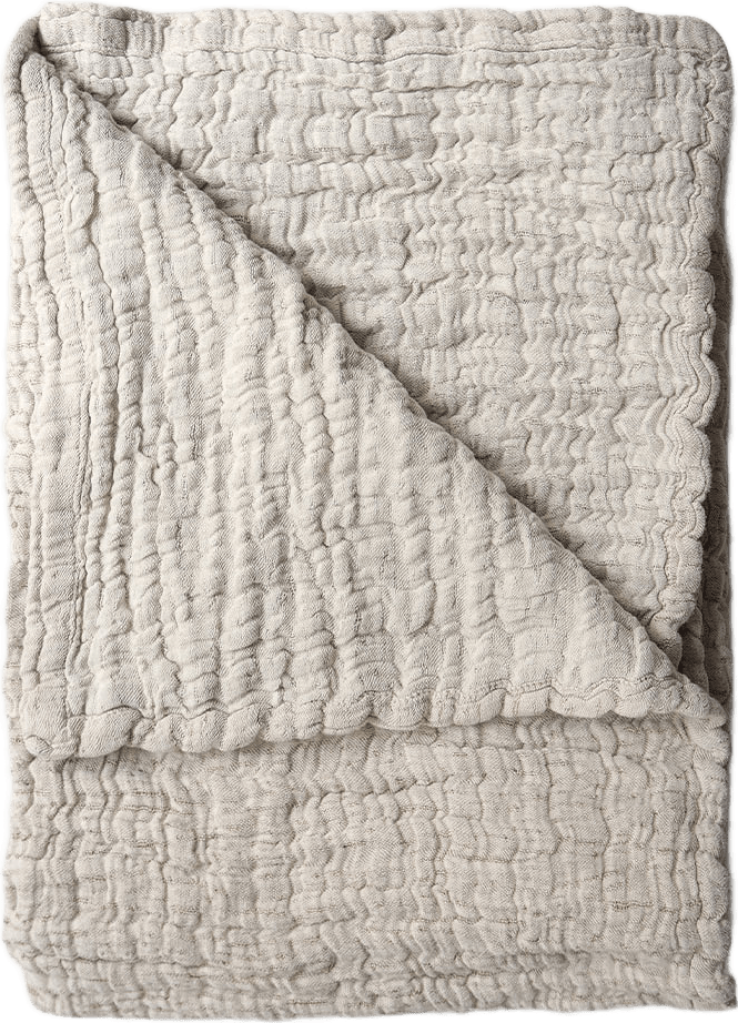 Mellow Överkast 160x260 cm, från Garbo&Friends, i färgen Lin.