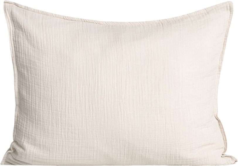 Muslin Örngott 50x60 cm, från Garbo&Friends, i färgen Eggshell.