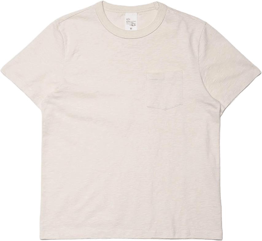 Roy Heavy Slub T-Shirt, från Nudie Jeans, i färgen Ecru.